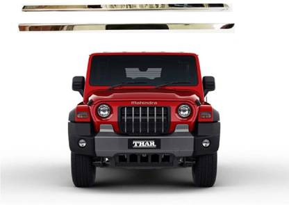 Goodzup window garnish (set of 2pcs) of mahindra thar Chrome MAHINDRA Thar Front Garnish