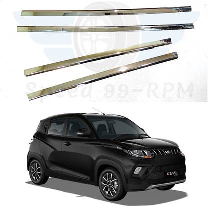 Goodzup window garnish (set of 4pcs) of mahindra kuv100 Chrome MAHINDRA KUV100 Front Garnish