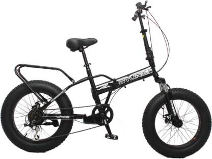 Sturdy Bikes 20 inch foldable fat bike with 7 speed shimano gears 20 T (inch) Fat Tyre Cycle