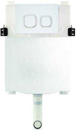 Parryware Concealed Cistern with Flush Plate (White 9 L) 003 Dual Flush Tank