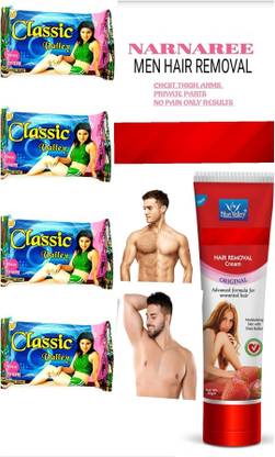 Narnaree MENS BOYS HAIR REMOVAL SOAP AND PRIVATE PARTS REMOVAL CREAM Cream