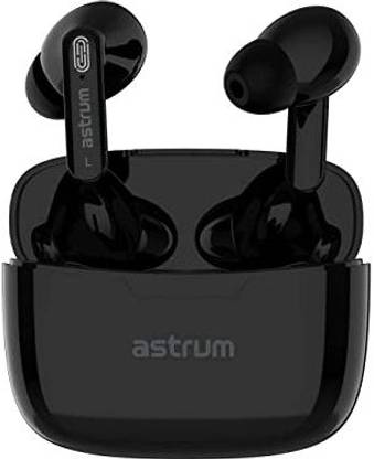 ASTRUM True Wireless Earbuds with Smart Touch Control Earphones (Black) Bluetooth