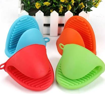 Anirudh Trader Green Silicon Kitchen Linen Set