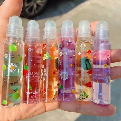 SEUNG Hydrating Lip Tint Colorless Fruit Lip Oil Essence Flowers Lips Fruit