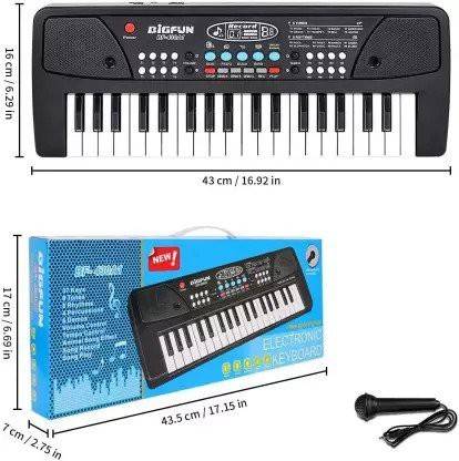 Tenmar Bigfun 37 Keys Kids Piano Keyboard | Piano For Kids With Microphone208
