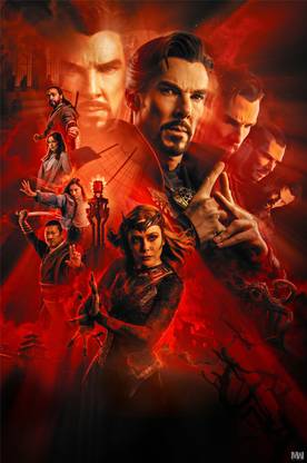Doctor Strange in the Multiverse of Madness Poster 18 x 12 inch Paper Print