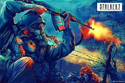 YAA - Stalker 2 Game Poster (18inchx12inch) Photographic Paper