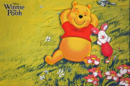 YAA - Winnie The Pooh Poster (18inchx12inch) Photographic Paper