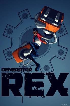 YAA - Generator Rex Cartoon Poster (12inchx18inch) Photographic Paper