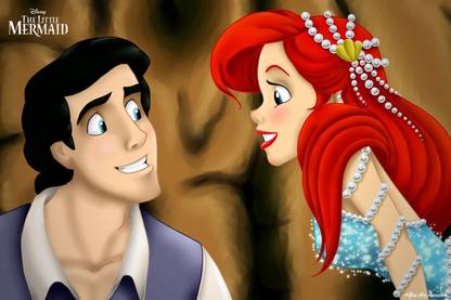 YAA - The Little Mermaid Poster (18inchx12inch) Photographic Paper