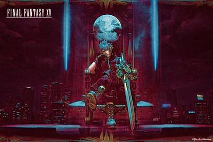 YAA - Final Fantasy Poster Set 1(18inchx12inch) Photographic Paper