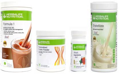 Herbalife Nutrition FORMULA1CHOCOLATE500 G PROTIEN 200 G ENERGY DRINK TULSI 50 G SHAKEMATE 500 G Plant-Based Protein