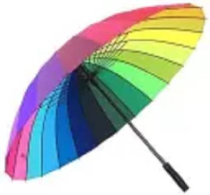 Tornado Rainbow Fullsize Umbrella 16 Color Rain High Density Heavy Canopy A64 Umbrella