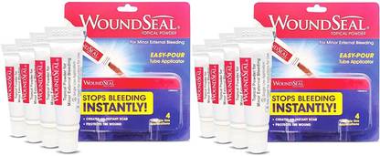 woundseal Powder, 4 Each (Pack of 2) Adhesive Band Aid