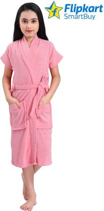 Flipkart SmartBuy Pink Medium Bath Robe