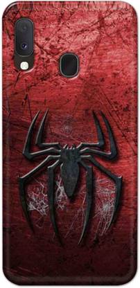 NDCOM Back Cover for SAMSUNG Galaxy A20e Red Spider Printed