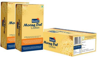 Dr. BHADRE'S 900Gm_Moong Dal Cookies for Kids|No Artificial Flavors|No Preservatives Multi Grain Biscuit