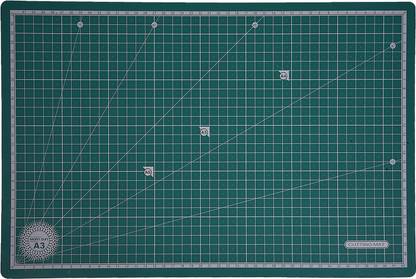 Morn Sun Non-Slip Flexible Self-Healing Grid Line Print Cutting Mat