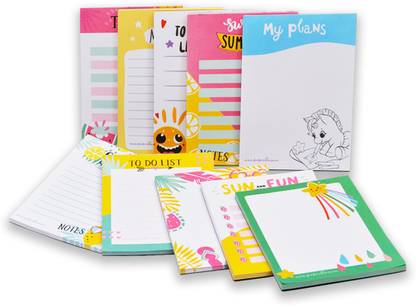 Flipkart SmartBuy Notepad To Do List Planner, Unicorn Diary for Women StationeryItem Farewell Gift Pocket-size Note Pad NO 50 Pages