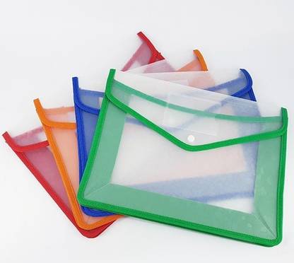 KEYUR Plastic Carry Folder Bag