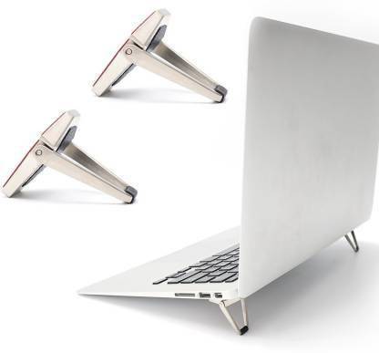 BKN VK-integrate Metal Hook Laptop Mini Risers for Laptop, Keyboard - 2Pcs (1 set) Aluminium Floor and Desk Stand Rotatable Laptop Stand with Adjustable Height Compatible with Universal Laptops