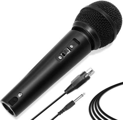 KH Professional Dynamic Handheld Microphone Wired for Singing with 10 FT Cable Microphone