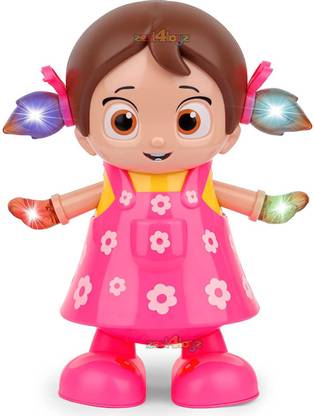 मेगा स्टार Musical Dancing And Singing Doll With Bump & Go Action