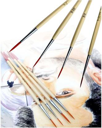 ANVIS Tip Paint Miniature Brushes Set for Fine Detailing Drawing