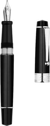 HONGDIAN MOONMAN T5 Piston Fountain Pen Matte Black Medium Nib, Fountain Pen