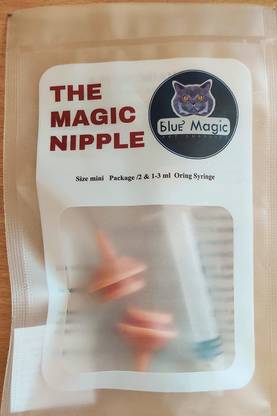 Ezzideals 2 Packs of Pet Feeding Nipple for Kitten and Puppy Pet Nursing Kit