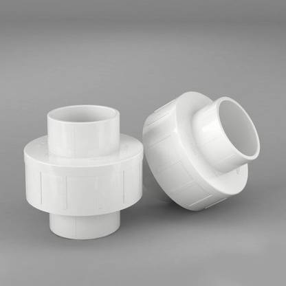 Manglam UNION 1" inch LEAD FREE and harmfree upvc fittings (PACK OF 5) 2-Way Union Pipe Joint
