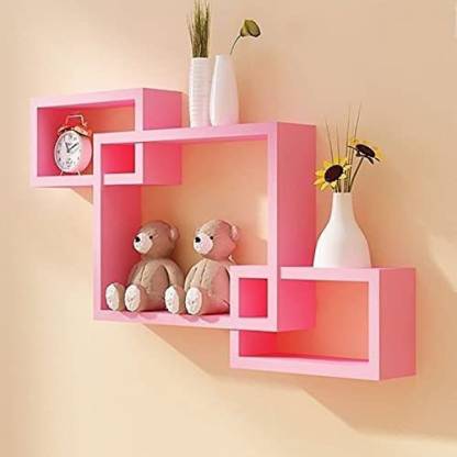 ekart portal Wooden Wall Shelves Wall Racks Shelf For Home MDF (Medium Density Fiber) Wall Shelf
