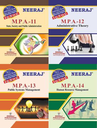 नीरज सेल्फ हेल्प बुक्स फॉर IGNOU : MA कॉम्बो (एम.पी.ए-11, एम.पी.ए-12, एम.पी.ए-13, एम.पी.ए-14) (बैग-न्यू सेम सिस्टम CBCS सिलेबस) कोर्स. (सीएच.-वाइज़ Ref. बुक विथ पर्व. ईयर सॅाल्व्ड क्वेश्चन पेपर्स) - इंग्लिश मीडियम - लेटेस्ट एडिशन