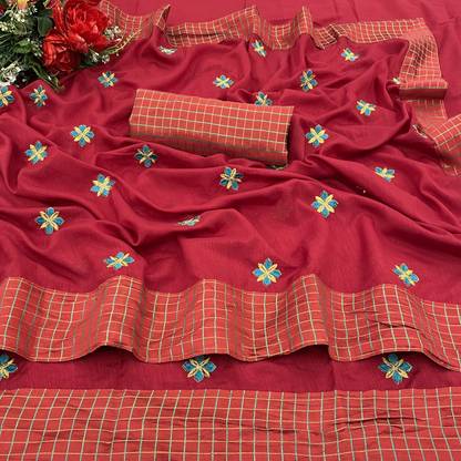 PARI DESIGNER Fashion Art Silk Saree with Unstitched Blouse