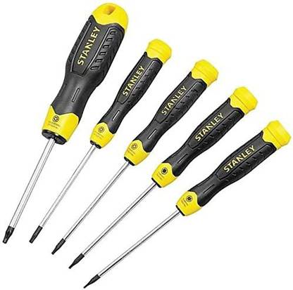 stanley mtandt TORX SET 5PCS- T5,T6,T8,T10,T15 Standard Screwdriver Set