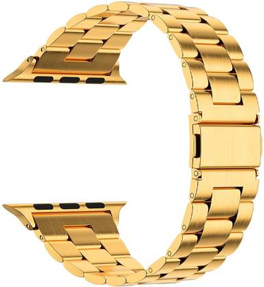 Hamz Stainless Steel Strap Suitable for iWatch 41mm/40mm/38mm Series 7/6/SE/5/4/3/2/1 Smart Watch Strap