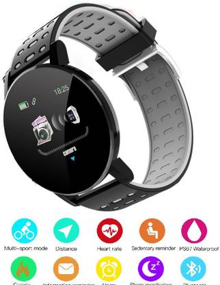 Bygaura A168 _ID119PLUS Multi Watch Faces Bluetooth Smart Watch Black Only (Pack of 1) Smartwatch