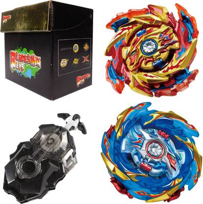 BLADEKING BEYS Random Booster set B174B Helios Volcano + B174R Hyperion Burn + DB launcher L/R