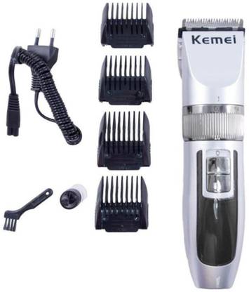 Kemei KM-27F Professional Rechargeable Hair Trimmer Electric Hair Clipper, Razor Trimmer 60 min  Runtime 4 Length Settings