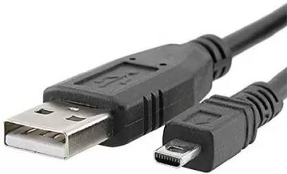 Mak World  TV-out Cable USB Data Cable for N-ikon Coolpix L19 L20 L100 S620 UC-E6 D3200 & etc