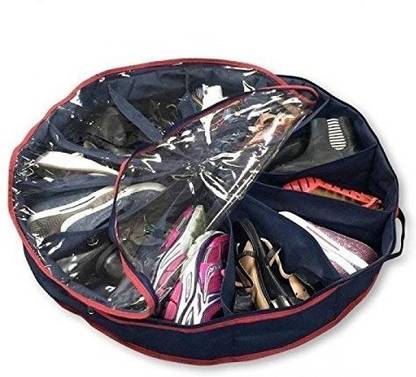 HomeJoy 12 Compartment Shoe Go Round Under Bed Storage