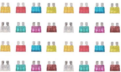 BLP Car Standard Size Blade Fuse | Big Size Fuses for Bike/Truck Pack of 32 Vehicle Fuse