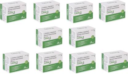 NUTRIGROW Lovol-S Sachet (10 Box)/ L-Ornithine, L-Aspartate & Silymarin Ext/Liver Care