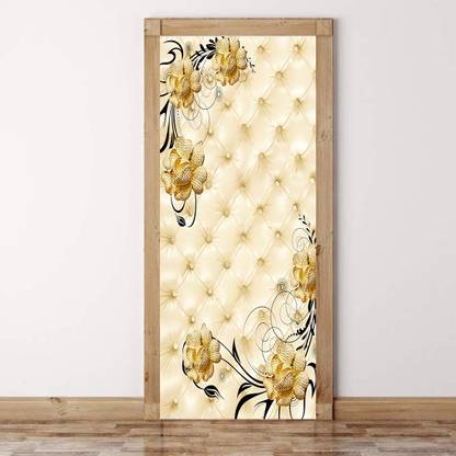 COLOR SOLUTION 3D Circle Door Sticker Wallpaper