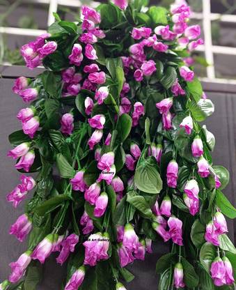 well art gallery Purple Orchids Artificial Flower