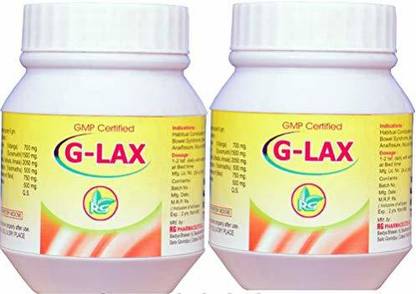 rg pharmaceuticals G-LAX Powder (2 packs of 200 gm) Laxative for piles ,constipation