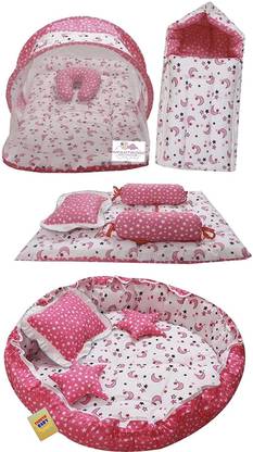 Fareto Baby Complete Sleeping Essentials(0-6 Months) Standard Crib
