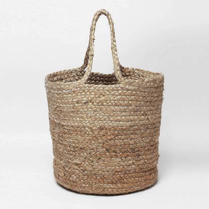 RUGSZONE Jute, Cotton AR.11 Storage Basket