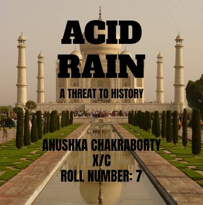ACID RAIN  - A THREAT TO HISTORY