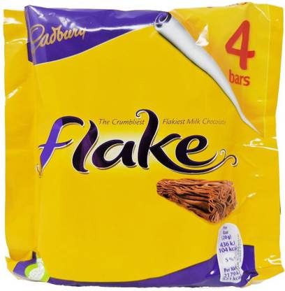 Cadbury Flake 4 Pack Chocolate Bars
